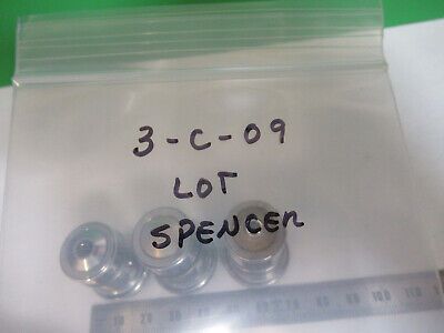 AO SPENCER LOT 3 ea OBJECTIVE 10X 44X 95X  MICROSCOPE PART AS PICTURED &3-C-09