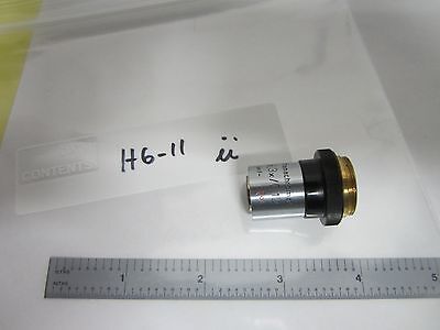 MICROSCOPE PART OBJECTIVE CARL ZEISS POL 6.3X PLANACHROMAT OPTICS BIN#H6-11