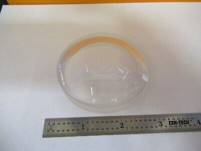 OPTICAL BK7 CONVEX CONCAVE LARGE LENS [chip edge) OPTICS AS PICTURED &27-B-13