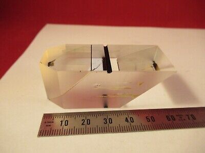 NIKON JAPAN GLASS PRISM HEAD MICROSCOPE PART OPTICS AS PICTURED &14-A-27