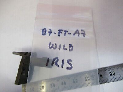 WILD HEERBRUGG IRIS DIAPHRAGM ASSEMBLY MICROSCOPE PART AS PICTURED &87-FT-A7