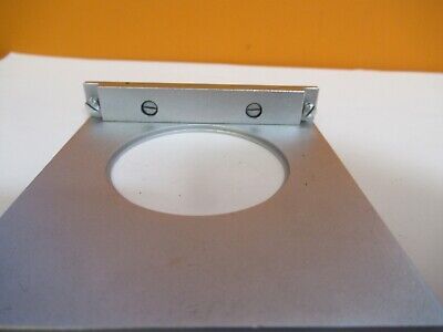 ZEISS GERMANY STAGE PIECE PLATE MICROSCOPE PART AS PICTURED &8C-A-96