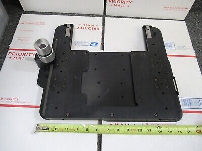 LEICA DMRB GERMANY LARGE STAGE SPECIMEN TABLE MICROSCOPE PART as pictured &61