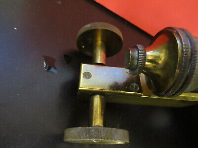 ANTIQUE BAUSCH LOMB BRASS FRAME LIMB MICROSCOPE PART AS PICTURED &B9-FT-21