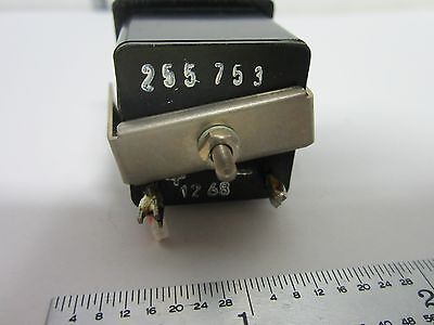 MICROSCOPE PART ZEISS PHOTOMIC VOLTAGE INDICATOR AS IS BIN#E5-P-11