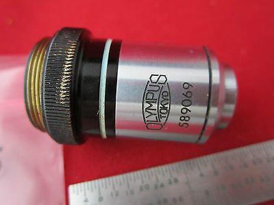 MICROSCOPE OBJECTIVE OPTICS OLYMPUS JAPAN 100X #2-135