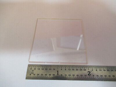 OPTICAL MIL SPEC PLATE BK7 GLASS OPTICS AS PICTURED #B1-A-20