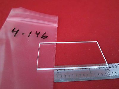 OPTICAL LENS OR WINDOW RECTANGLE LASER OPTICS 1"X2" #4-146 BIN#4