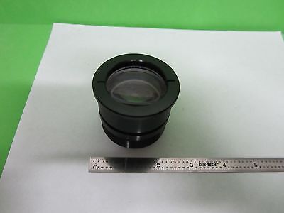 MICROSCOPE PART LARGE LENS FOCUSING OPTICS AS IS BIN#V2-24