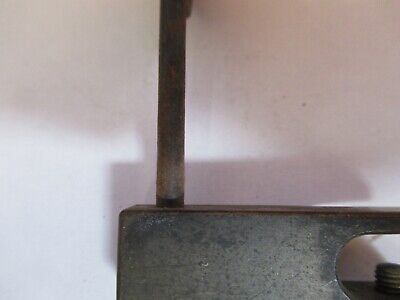 FOR PARTS ANTIQUE BRASS ROTATION KNOB LEVER OLD MICROSCOPE AS PICTURED &7B-B-05