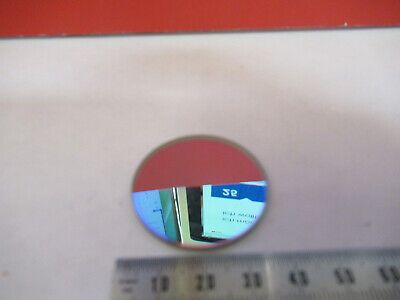 OPTICAL COATED LENS MIL SPEC FILTER RARE OPTICS AS PICTURED &87-FT-62