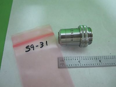 MICROSCOPE PART OBJECTIVE LEITZ PHACO PL 8X INFINITY OPTICS AS IS S9-31