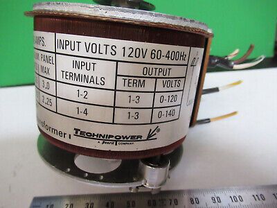 VARIAC AUTO TRANSFORMER U-2 TECHNIPOWER WORKS OK AS PICTURED &Z9-A-42