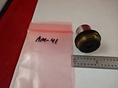 MICROSCOPE PART NIKON JAPAN M5 OBJECTIVE OPTICS AS IS #AM-41