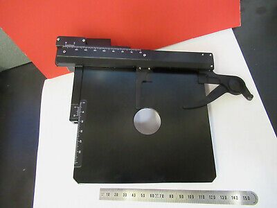 SUPERB BAUSCH LOMB XY STAGE TABLE PERFECT MICROSCOPE PART AS PICTURED &8Z-A-65