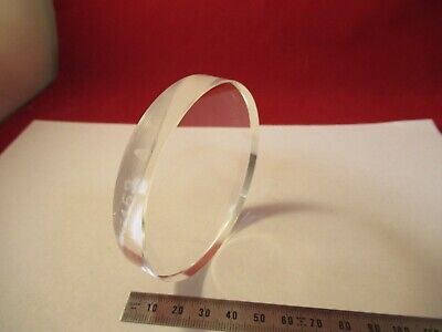 OPTICAL FLAT FUSED SILICA UNCOATED 3" DIAMETER 1/10 WAVE OPTICS AS PIC &9-FT-71