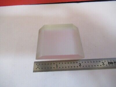 FOR PARTS OPTICAL FLAT MIRROR THICK GLASS scratches OPTICS AS PICTURED #Q1-A-44