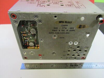 MODULE for RT-742A/ARC-51BX MIL SPEC RADIO IF AMPLIFIER 1&2nd AS PICTURED #62-X3