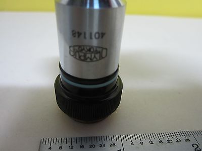 MICROSCOPE PART OBJECTIVE OLYMPUS JAPAN MPLAN 100X HI OPTICS AS IS BIN#U3-13