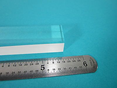 OPTICAL RARE TRUNCATED GLASS ROD BAR LASER OPTICS AS PICTURED BIN#B6-12