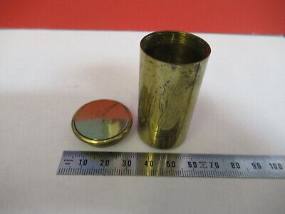 ANTIQUE BRASS WATSON UK 1860s EMPTY CAN MICROSCOPE PART AS PICTURED &F6-B-14