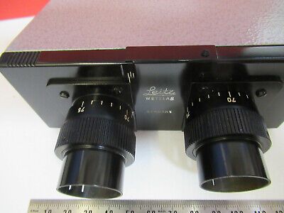 LEITZ WETZLAR OPTICAL HEAD BINOCULAR MICROSCOPE PART AS PICTURED &B2-A-03