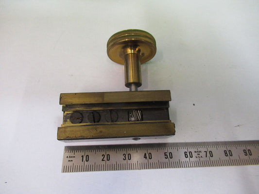 ANTIQUE SEIBERT BRASS CONDENSER ADJUST MICROSCOPE PART AS PICTURED #R1-B-31