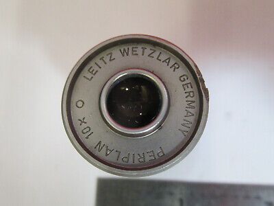 ANTIQUE ERNST LEITZ WETZLAR 10X O EYEPIECE OCULAR MICROSCOPE PART AS PIC 4B-A-53