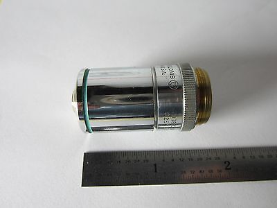 MICROSCOPE PART OBJECTIVE BAUSCH LOMB OPTICS BIN#C8-14