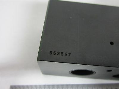 LEITZ SLIDE IRIS ILLUMINATOR 563547 MICROSCOPE PART OPTICS AS IS BIN#M3-06