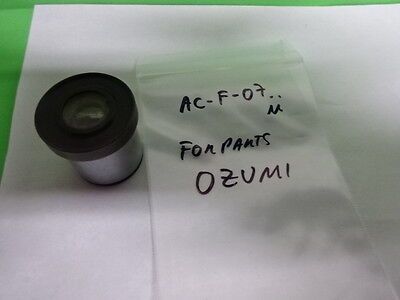 FOR PARTS MICROSCOPE EYEPIECE OCULAR OZUMI W10X JAPAN OPTICS AS IS B#AC-F-07