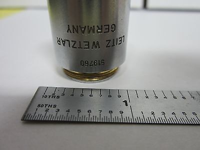 MICROSCOPE PART LEITZ GERMANY OBJECTIVE EF 10X OPTICS AS IS BIN#Q3-06