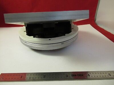 LEICA DMR GERMANY EMPTY NOSEPIECE MICROSCOPE part as pictured &100-03