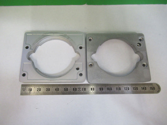 LEIZT WETZLAR PAIR LAMP BRACKETS ERGOLUX MICROSCOPE PART AS PICTURED &P4-B-86