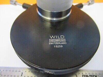 WILD HEERBRUGG SWISS PHASE CONDENSER MICROSCOPE PART OPTICS AS PICTURED &G1-A-47