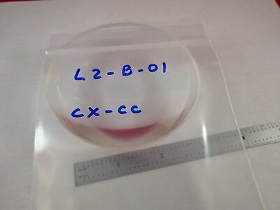 OPTICAL LARGE CONVEX + HIGHLY CONCAVE LENS LASER OPTICS AS IS BIN#L2-B-01