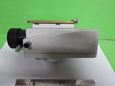 MICROSCOPE PART LEITZ GERMANY FLUORESCENCE NOSEPIECE OPTICS AS IS BIN#11-E-10