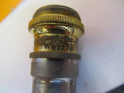 OTTO SEIBERT GERMANY OBJECTIVE OPTICS LENS MICROSCOPE PART AS PICTURED &H1-B-15