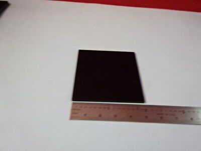 OPTICAL GLASS SQUARE DARK FILTER OPTICS AS IS #91-23