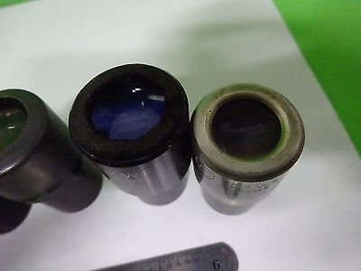 LOT 6 EA MICROSCOPE EYEPIECES ASSORTED OPTICS #W1-01