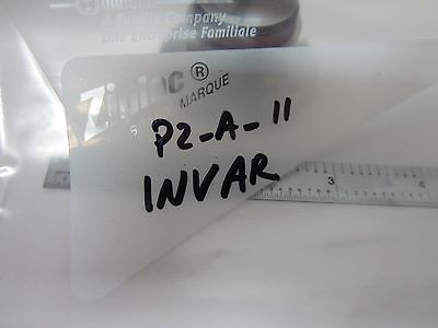 OPTICAL CONVEX LENS MOUNTED ON INVAR ALLOY METAL HIGH END OPTICS  BIN#P2-A-11