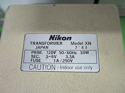 NIKON POWER SUPPLY XN FOR LAMP  ILLUMINATOR OPTICS AS IS BIN#61