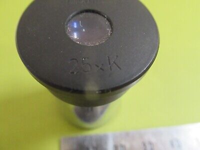 WILD HEERBRUGG SWISS EYEPIECE 25xK OPTICS MICROSCOPE PART AS PICTURED #12-A-145