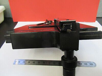 BAUSCH LOMB STAGE TABLE XY MICROMETER MICROSCOPE PART AS PICTURED 8Y-A-39