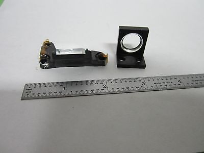 MICROSCOPE PART EPISTAR REICHERT LEICA LENS + MIRROR OPTICS AS IS BIN#H2-D-05