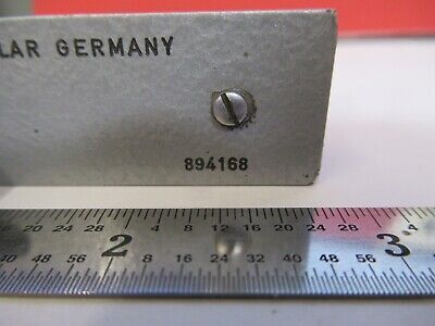 LEITZ SLIDE CURVATURE 894168 MEASURING TOOLMAKER MICROSCOPE PART AS PIC &A9-A-89