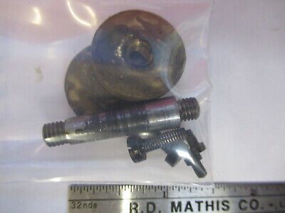 ANTIQUE LEITZ WETZLAR BRASS HARDWARE SCREW MICROSCOPE PART AS PICTURED &13-FT-34