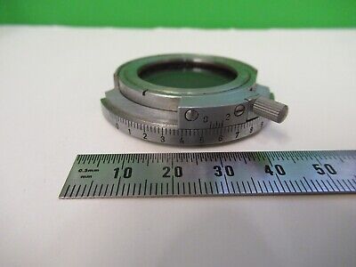 CARL ZEISS GERMANY POL POLARIZER MICROSCOPE PART OPTICS AS PICTURED &15-A-14