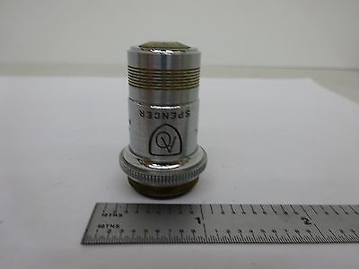 MICROSCOPE PART SPENCER AO OBJECTIVE 43X AMERICAN OPTICS AS IS BIN47-E-05