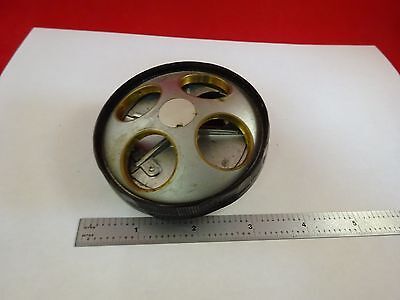 FOR PARTS MICROSCOPE NOSEPIECE TURRET NIKON JAPAN AS IS  BIN#L3-E-13